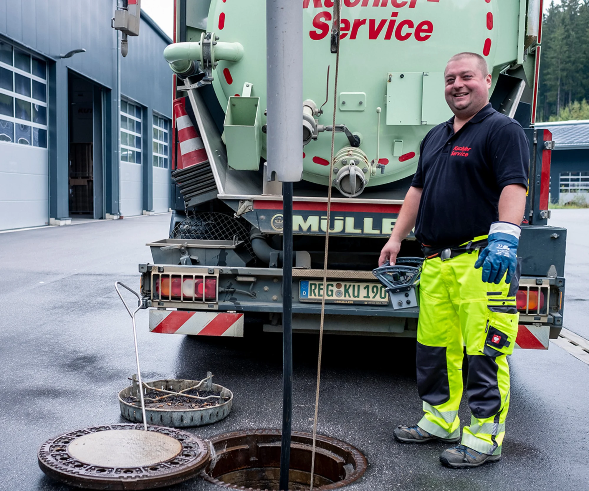 Kanalreinigung in Vilseck für Kanäle und Schächte